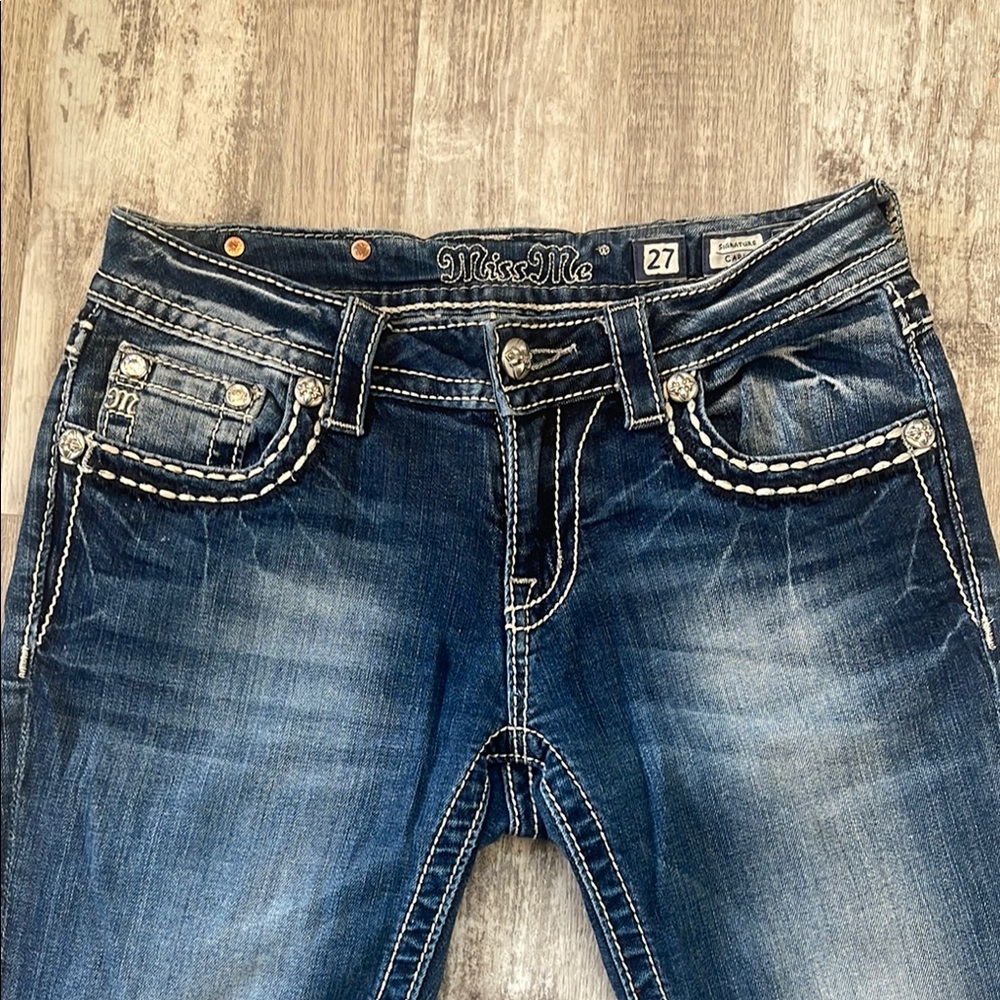 Miss Me Dark Wash Boot Cut Jeans